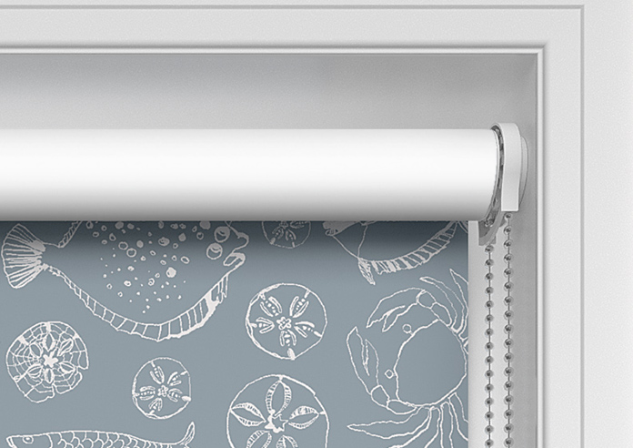 Under the Sea, Blue Mist - Twist&Fit Roller Blind - Image 11